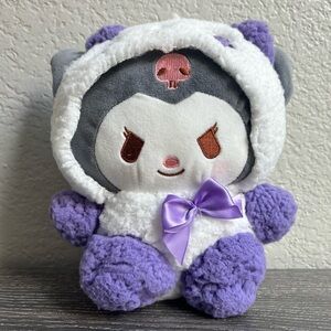 Sanrio Kuromi Skull Purple and Black Plush Toy 8"